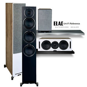 ELAC Uni-Fi Reference Series with Bookshelf, Center, and Floorstanding Speakers