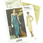 Vogue Sewing Pattern 1137 Womens Evening Dress Size 8-12 Uncut Tulip Hem Kasper