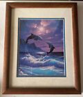 Hawaii Magic Moment by Anthony Casay Tropica Seascape In 11x14 Koa Veneer Frame