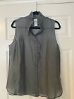 NWT Cabi Coin Top Grey Large Fall 2023 Style #4555