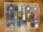 Lot of 48 Mixed Hot Wheels Matchbox  Lot Diecast Cars Trucks Loose With Case