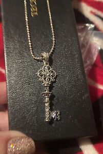 Jeweled Key Necklace