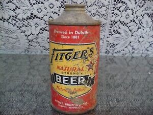 Fitger's cone top beer can
