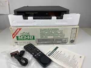Brand New Hitachi VT-M348E VHS Video Cassette Recorder 3 System VCR PAL/NTSC