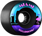 Outdoor Miami 65Mm 80A Roller Skate Wheels 8Pk Black