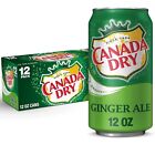 Canada Dry Ginger Ale Soda 12 fl oz cans Pack of 12