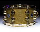 DW Collector's 7x13 SSC Maple Snare - Gold Glass w/Gold HW