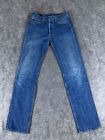Vintage Levis 501xx Jeans Mens 34x40 Blue Button Fly Made In USA Actual 32x36
