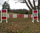 Horse Jumps Double Solid Panels Jumper Wing Standards Pair/6ft Color Choice #260