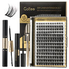 Gollee 168pcs Lash Clusters Eyelash Extension Kit 8-16mm Mix D Curl Strong Hold