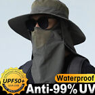 Adjustable Wide Brim Sun Hats UV Protection Fishing Boonie Bucket Cap Men Women