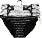 Calvin Klein Women's 5 Pack Cotton Bikini Underwear Panty  Logo Waist Size S M