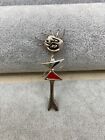 Sterling Signed MFA  Museum of Fine Arts Picasso Girl Enameled Brooch