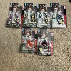 transformers titans return Lot of 12