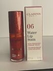 Clarins Water Lip Stain, Transfer Proof Long Wear Lip Stain SPARKLING RED WATER
