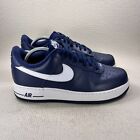 Nike Air Force 1 Athletic Shoes AF 1 Men Size 9 Midnight Blue Lace Up 488298-436