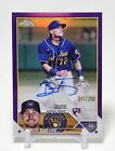 New ListingBRICE TURANG🔥2023 TOPPS CHROME PURPLE REFRACTOR/250 ROOKIE RC AUTO BREWERS