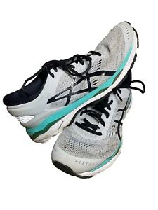 Asics Womens Gel Kayano 24 T799N Gray Running Shoes Sneakers Size: 9.5