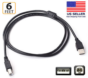 6FT USB 2.0 Cable for Mackie ProFX Mixer: ProFX6v3, ProFX10v3, ProFX12v3 6/10/12