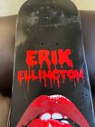 Signed Erik Ellington skateboard Baker deck