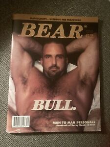 Bear Magazine Gay Erotic Men Issue 62 Bull Colt Titan Adult Mature Hairy