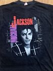 Vintage Michael Jackson Shirt Mens XL Bad Tour 1988 Made USA Pepsi Pop Concert