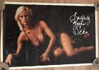 Vintage Seka Pin Up Babe Sexy Black Lingerie Signed Wall Poster/Free Shipping!