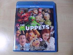 The Muppets (Three-Disc Blu-ray/DVD/Digital Copy ) - DVD -  Very Good - Matt Vog