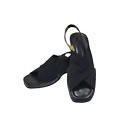 Donald J Pliner Womens Black Stretch Crossover Strap Sandals Sling Back 7 1/2 M