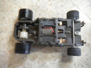 TYCO HO Slot Car Chassis Runs Well Good Condition Nice Rims All New Tires