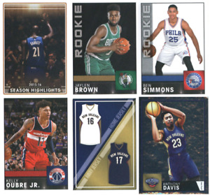 2016-17 Panini NBA Basketball Stickers - Base & RC - Pick From Card #'s 1-250