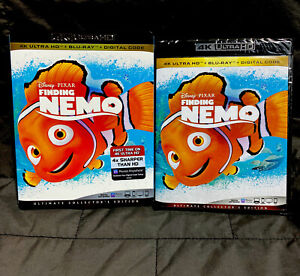 Finding Nemo (4K Ultra HD + Blu-Ray + Digital 2003) New With Slipcover