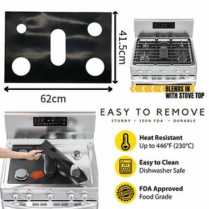 1PC For Kitchen Gas Range 5 Holes Reusable Stove Top Protector Stove BurnerCover