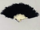 Vintage Ostrich Feather Fan - Black