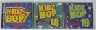 Kidz Bop Kids – Kidz Bop 7 18 & 19 Lot of (3) CDs USED