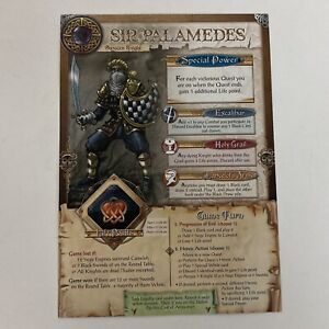 Shadows Over Camelot Board Game - Replacement Sir Palamedes Coats Of Arms Card