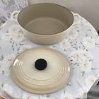 Le Creuset Oval 27cm 10.6in. Dune kitchen cooking tool New Unused JAPAN