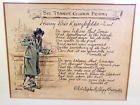 New Listing1936 J. Carrell Lucas Watercolor Sketch & Poem (d. 1937, Maryland)