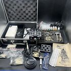 Professional Complete Tattoo Kit 3 Top Machine Gun 7 Color Inks And Needles Used