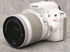 Canon EOS SL-1 Camera - White w/ 18-55mm Lens Charger & Battery