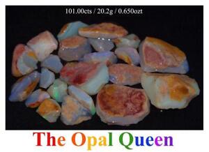 101.00cts Coober Pedy Rough Opal Chips and Small Cutters Parcel (CPC52)