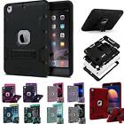 For Apple iPad Shockproof Military Heavy Duty Rubber With Hard Stand Case Cover