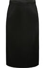GIVENCHY 990$ Black Pencil Skirt - Thick Stretch Viscose Jersey