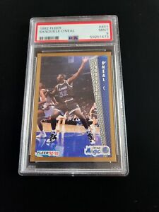 New Listing1992 FLEER Shaquille O'neal #401 Rookie PSA 9