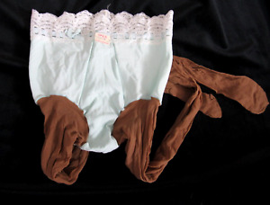 Vintage Olga NWT Wunder Pantsliner Panties Nylon Stockings Suntan Nylons M
