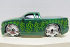 HOT WHEELS: 2003 Chevy S10 Pickup Truck ~ Green with $ Sign Logos   (#2135)