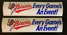 Buffalo Bisons Baseball Bumper Stickers - Every Game's an Event! - Lot of 2