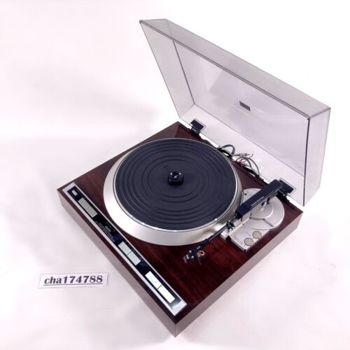 Denon DP-37F Fully Automatic Turntable Record Player Brown Tested [Excellent]