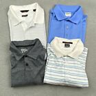 Lot of 4 Polo Shirt Mens Large Mixed Golf Performance Nike Callaway Tiger Woods