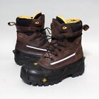Mens Crossbow XS Waterproof 6'' Work Boots Size 11 Composite Toe Studded Sole